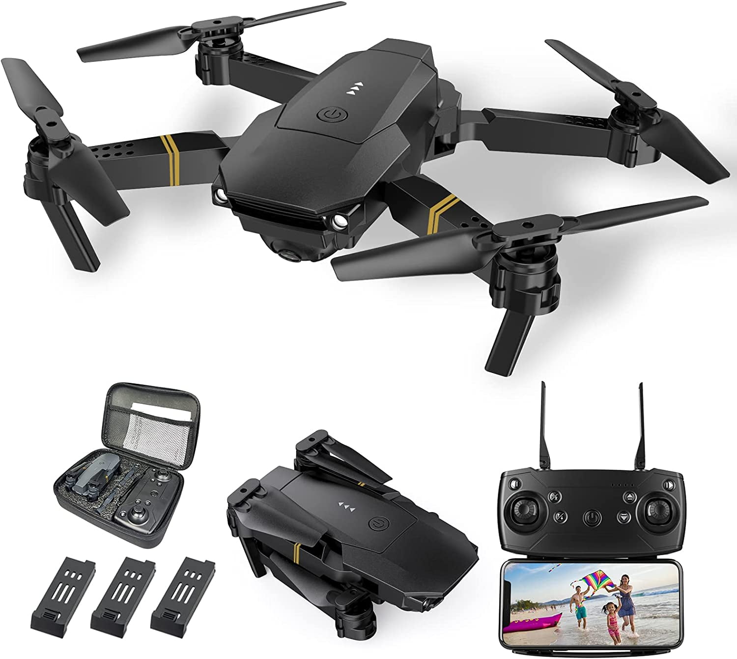 Drone 1080p hd camera fpv best sale rc wifi