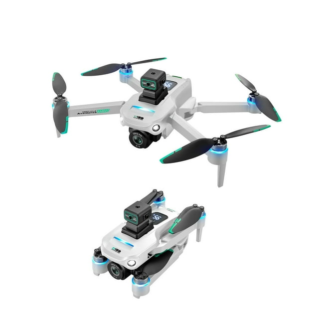 Drones with Camera for Kids & Adults SPOORYYO GPS Drone with Screen Remote Control, Brushless Motor, and Cool Lights, 5G RC Quadcopter, Altitude Hold, Obstacle Avoidance