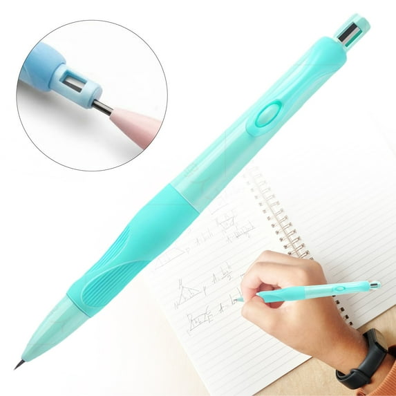 Drongq 2.0mm Mechanical Pencils HB, 1Pc Colored Mechanical Pencils with Comfort Grip Cute Mechanical Pencils Aesthetic Mechanical Pencil Pastel for Writing Drawing, Classroom Must Haves Green/5.4in