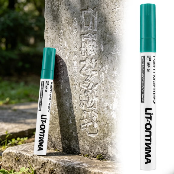 Drongq Paint Pens for Rocks,Quick Dry Marker Pen,Paint Markers for Metal,Fabric Paint Pens,Paint Pens,Oil Based Paint Markers,Waterproof Marker Pen,Paint Markers,Paint Pens for Wood