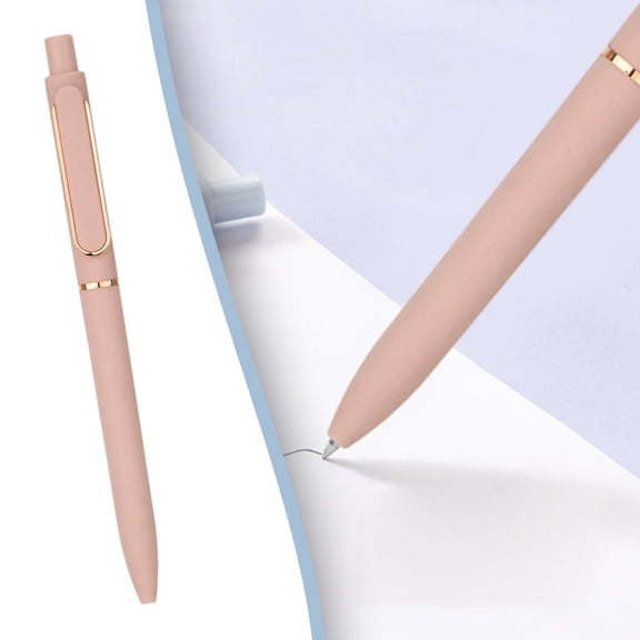 Drongq Retractable Ballpoint Pens, Cute Aesthetic Neutral Retractable Pens, Gel Pens, Rolling Ball Pens, Aesthetic Pens,Smooth Writing,Note Taking and Home Essentials,Fashion Simplicity