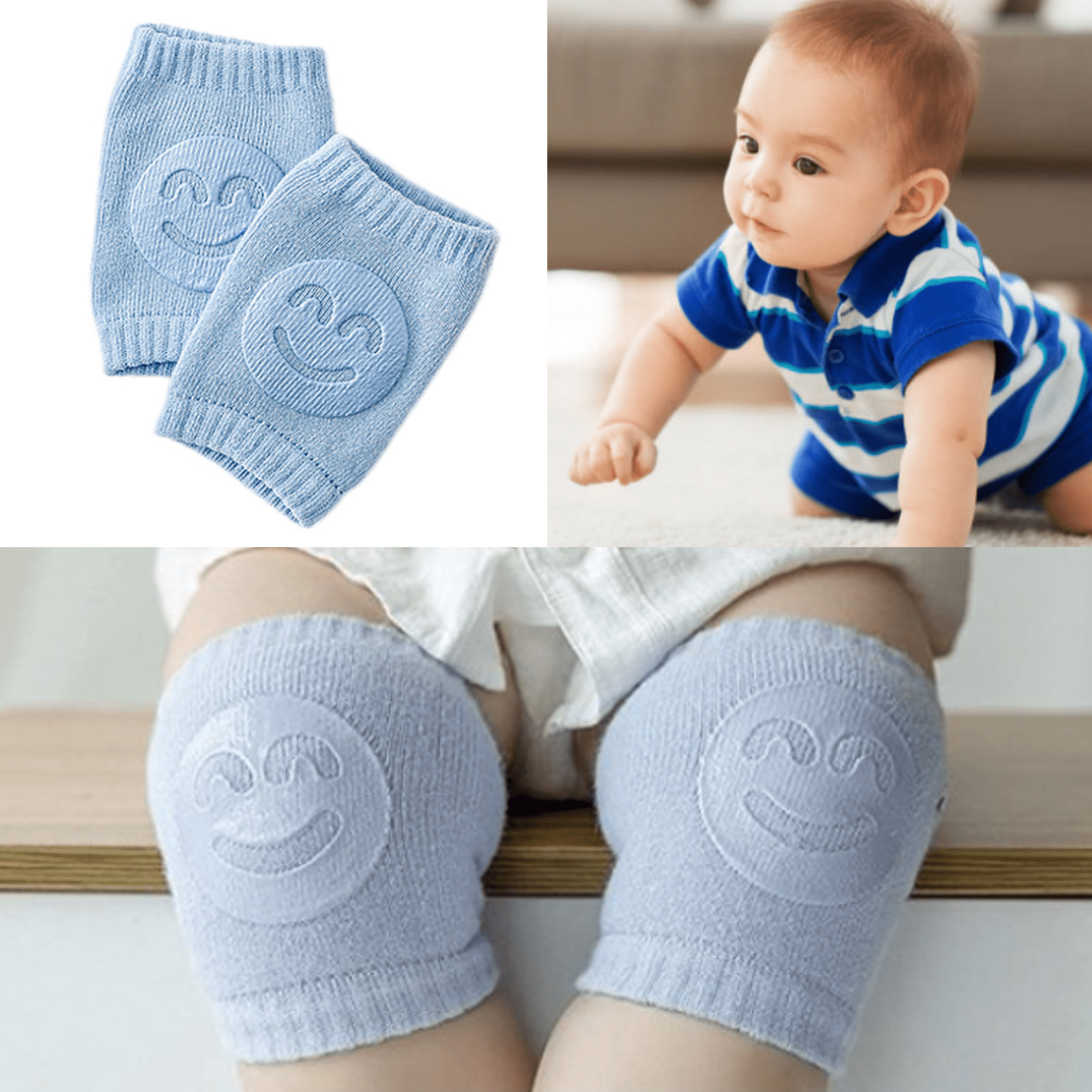 Droolie Baby Knee Pads for Safe Crawling Fits Infants Toddlers and
