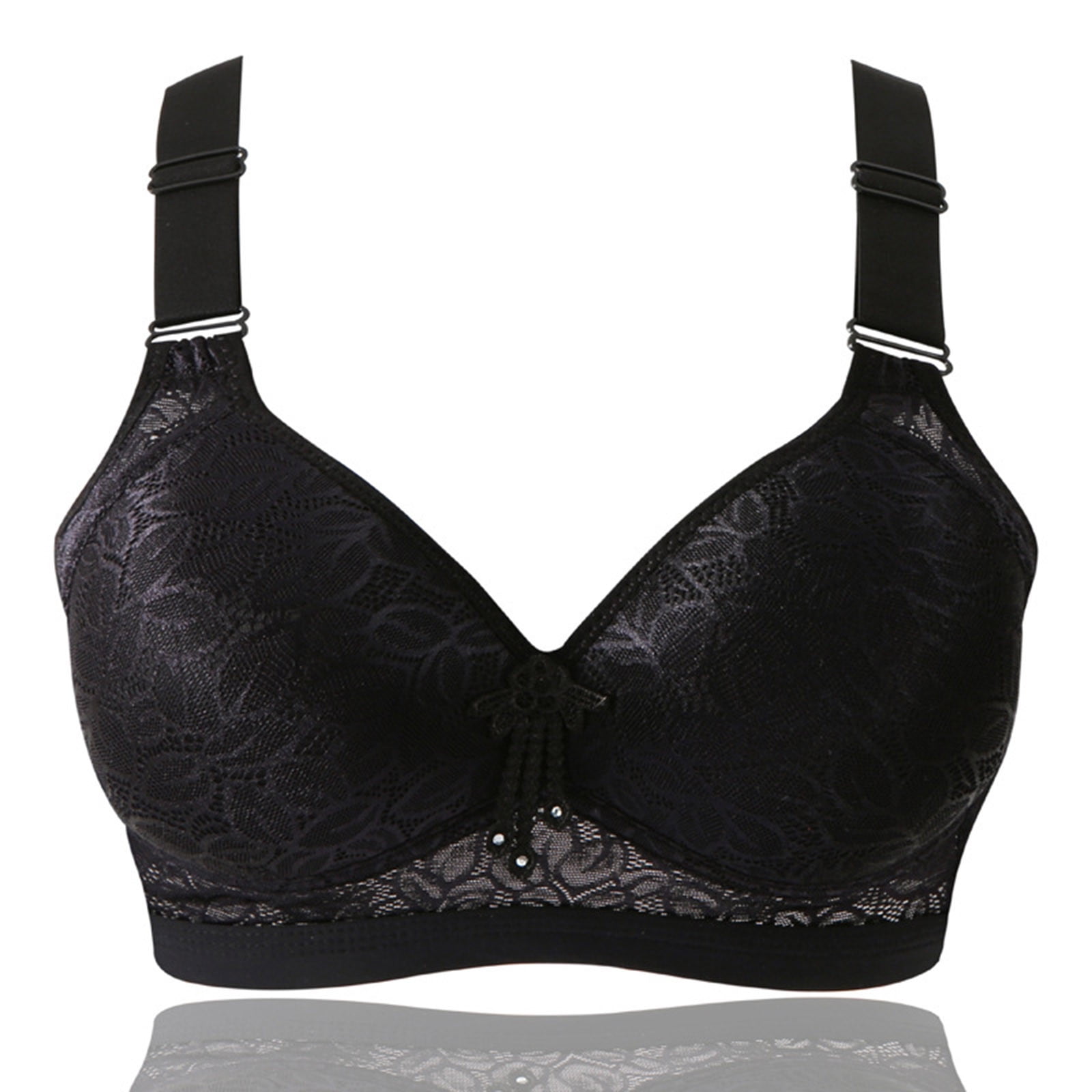 DroolingDog Ladies Traceless Bra Steeless Ring Wear Everywhere Comfort Gathered