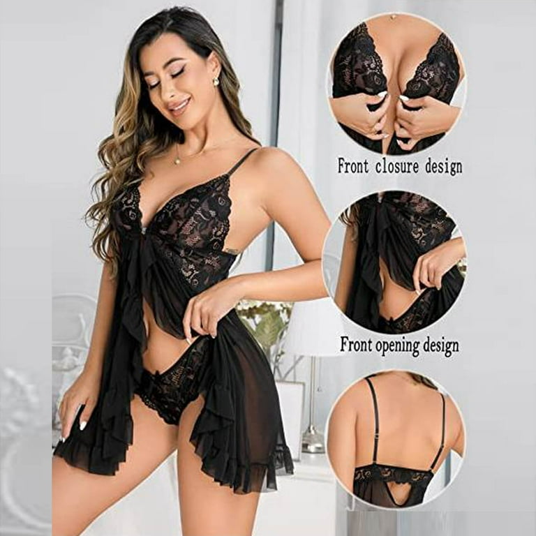 DroolingDog Lingerie Sets for Women Sexy Naughty Solid Colour