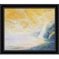 thumbnail image 1 of Droomlandschap 34x28 Large Black Ornate Wood Framed Canvas Art by Albert Trachsel, 1 of 2