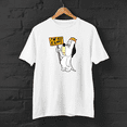 thumbnail image 1 of Droopy Dog im so happy T-shirt Black Funny Unisex S to 5XL JJ3566Model, 1 of 2