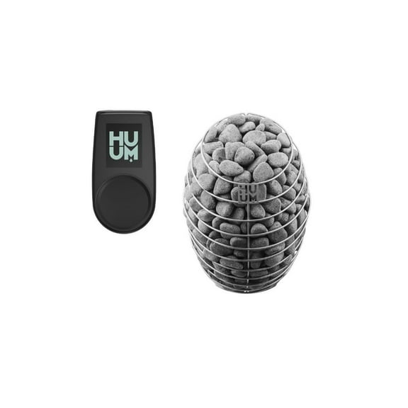 Drop 9 kW Sauna Heater + UKU Local Black + Stones