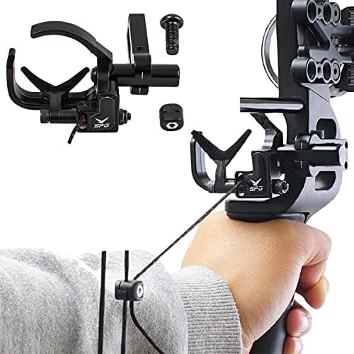 Drop Away Arrow Rest - Upgrade Archery Rest for Compound Bow Metal Adjustment Black Recurve Fall Away Arrow Rest Right Hand Hunting Target Shooting (Upgrade Rest)$$Other