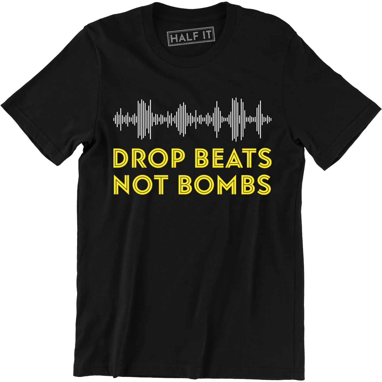 Drop Beats Not Bombs with Sound Wave for Men TShirt