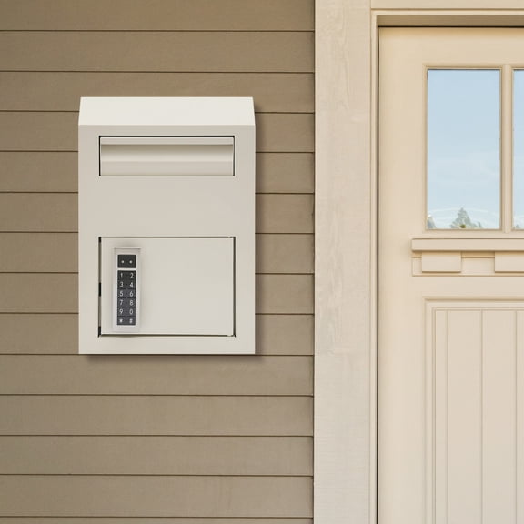 Drop Box for Money and Mail, Drop Slot Safe, Cash Depository Safe 10*4.25*15in