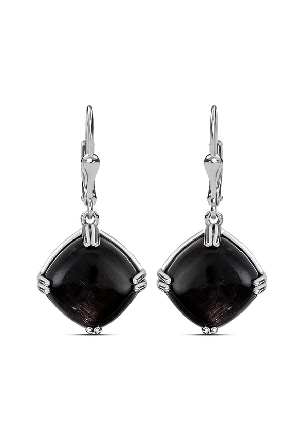 Drop Dangle Earrings for Women Jewelry 925 Silver Platinum Plated Golden Sheen Moonstone Birthday Christmas Gifts for Women