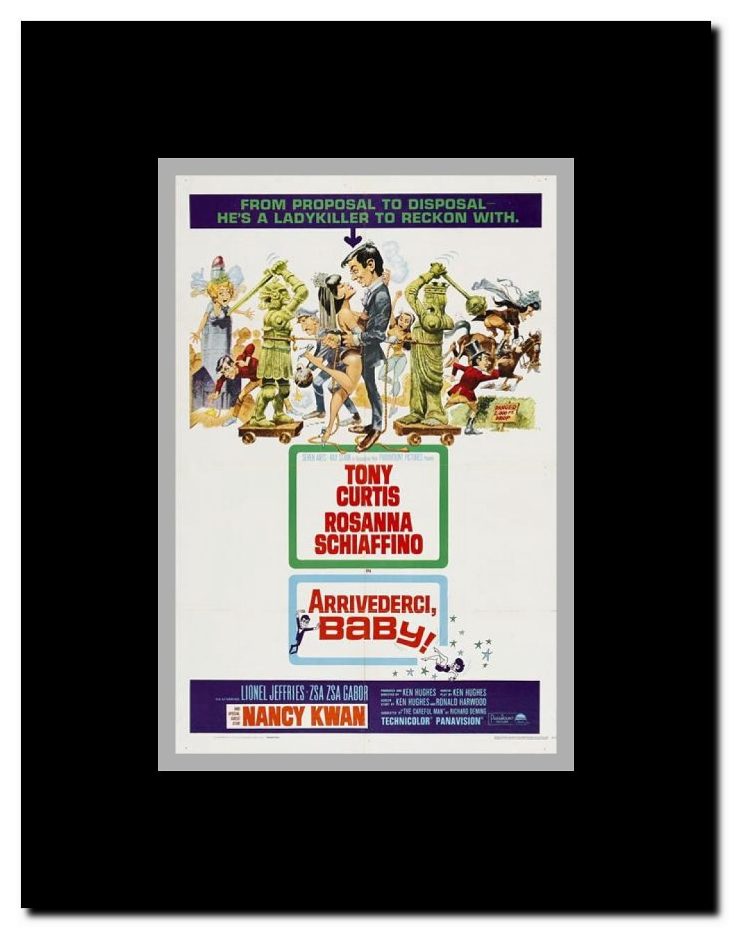 Drop Dead Darling Framed Movie Poster