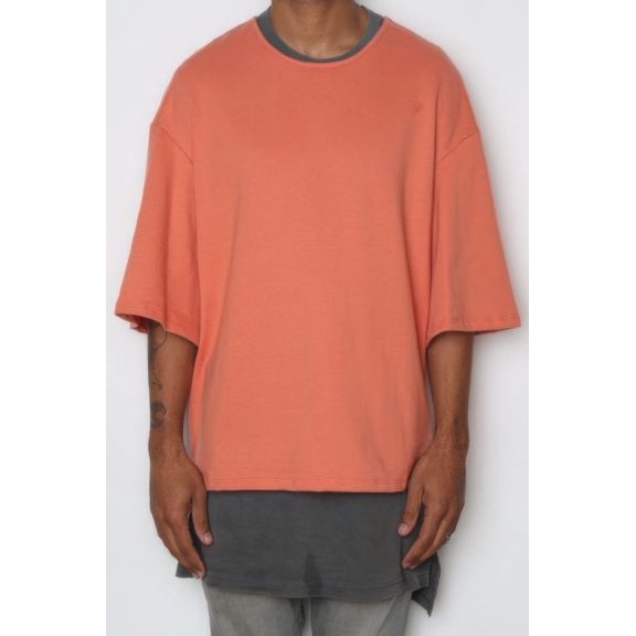 Global Brand License Drop Shoulder Box Tee, T-Shirt