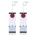 thumbnail image 1 of Drop Earrings Anime Acrylic Demon Slayer Kimetsu no Yaiba Blade of Ghost Earings For Women Men Tanjiro Earrings, 1 of 6