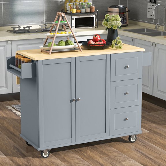 Drop Leaf Design, Storage Cabinet | Kitchen Meal Preparation, Foldable Work Surface
