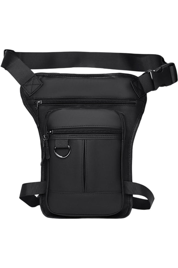 Drop Leg Bag Outdoor Thigh Bag Waist Pack Multipurpose Uses Multi Pockets Design Zip Closure Detachable Leg Straps Fashion and Stylish