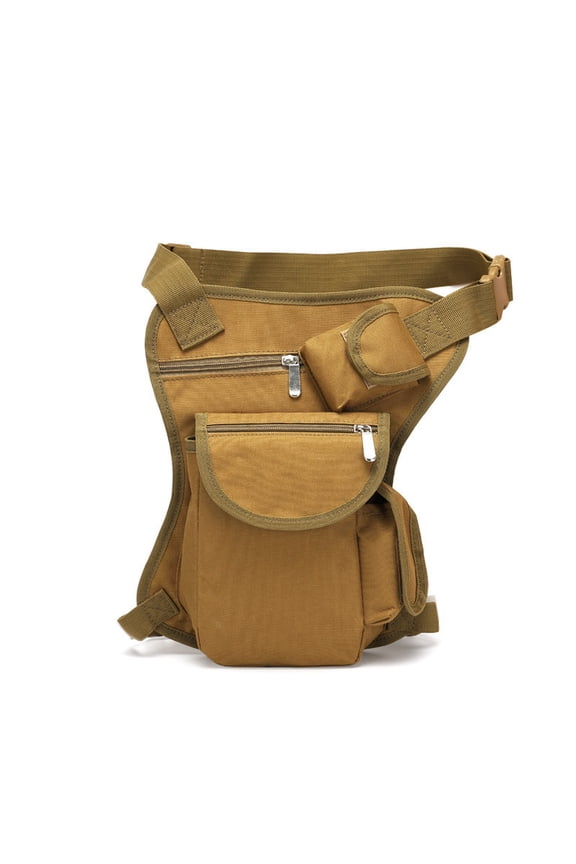 Drop Leg Bag Tactical Waist Packs Adjustable Thigh Rig Pouch Large Capacity Water Resistant Crossbody Hip Belt Pack Outdoors Camping Cycling Hiking Travel Gear Men，E