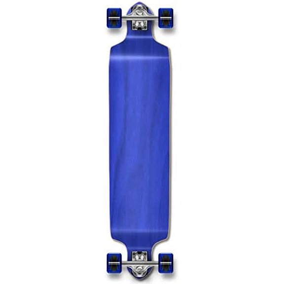Drop Down Longboard Complete Cruiser 41.25" x 10" w/Premium Black Grip Tape, Heavy Duty Aluminum Alloy Truck, 71mm Longboard Wheels, and ABEC-9 Bearings