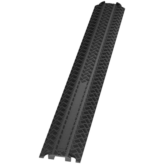 Drop Over Cable Cover Ramp, 2,000 lbs/Axle Load Capacity, Floor Cord Protector for Indoor Outdoor Home Office Warehouse