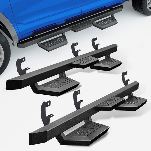 Drop Running Boards For 19-26 Chevy Silverado Sierra 1500 Crew Cab Side Step Bar