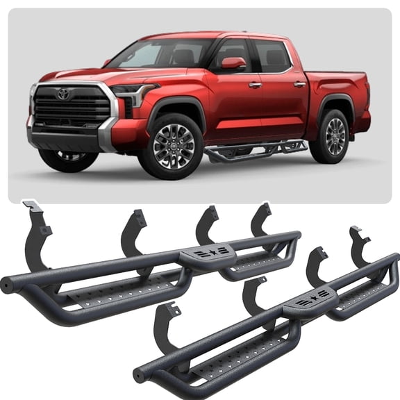 Drop Running Boards for 2022-2025 Toyota Tundra Crew Max Cab Nerf Bars Side Step