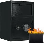 Drop Safe Fireproof, Depository Safe with Drop Slot Digital Combination and Anti-Fishing,Cash Safes Box,Security Money Safes for Home Hotel Restaurants Business Office Home,2.6 Cuft
