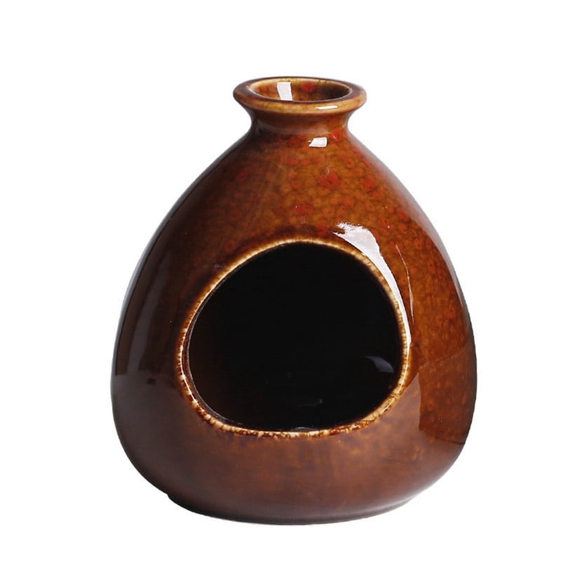 Drop Shape Palo Santo Holder - Ceramic Incense Burner with Ash Catcher, Wabi-Sabi Style Palo Santo Holder Stick Holder for Smudging, Meditation, Yoga & Minimalist Home Decor A3