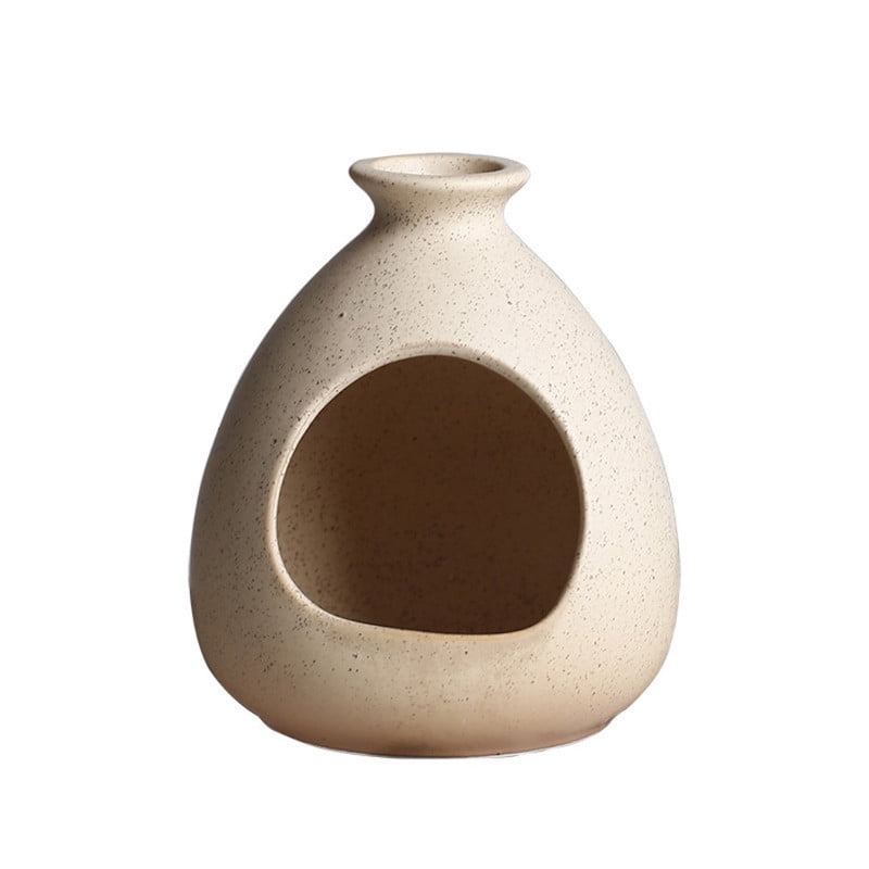 Drop Shape Palo Santo Holder - Ceramic Incense Burner with Ash Catcher, Wabi-Sabi Style Palo Santo Holder Stick Holder for Smudging, Meditation, Yoga & Minimalist Home Decor A1