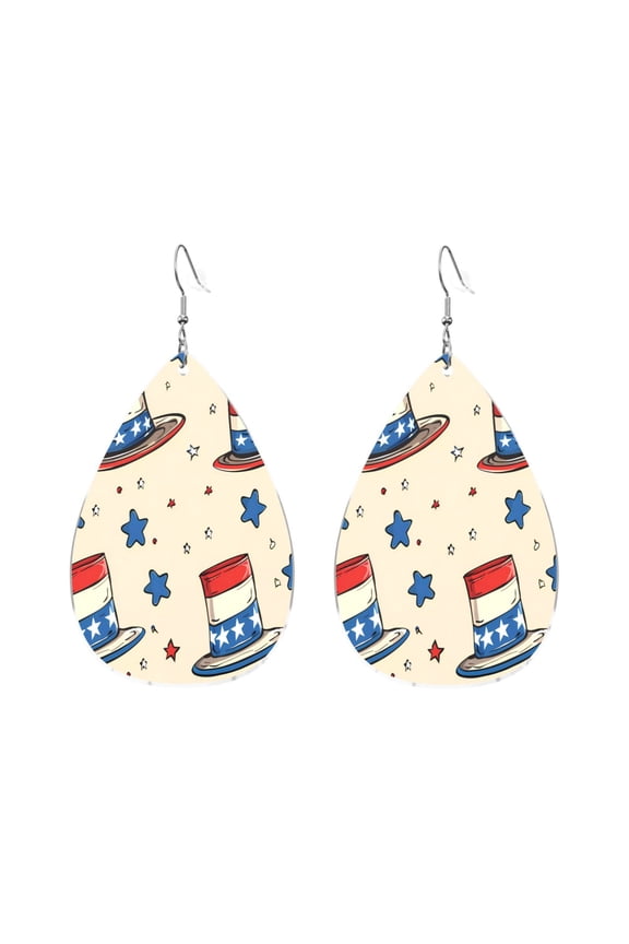 Drop Shaped Acrylic Earrings Modern Chic Dangle Earrings For Sensitive Ears Easy To Wear For Girlfriend Wife Friend Cute Llamas Alpacas Mysticism (2)