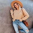 thumbnail image 1 of Drop Shoulder Seam Edge Sweater, 1 of 3