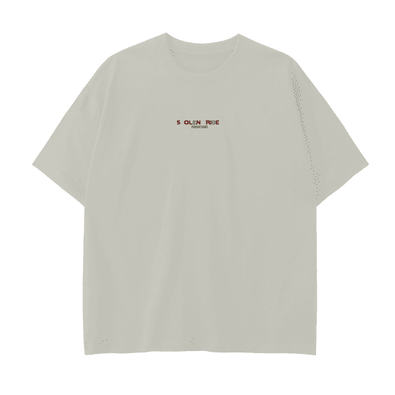 Drop Shoulder Stolen Ivory Trucker T-Shirt