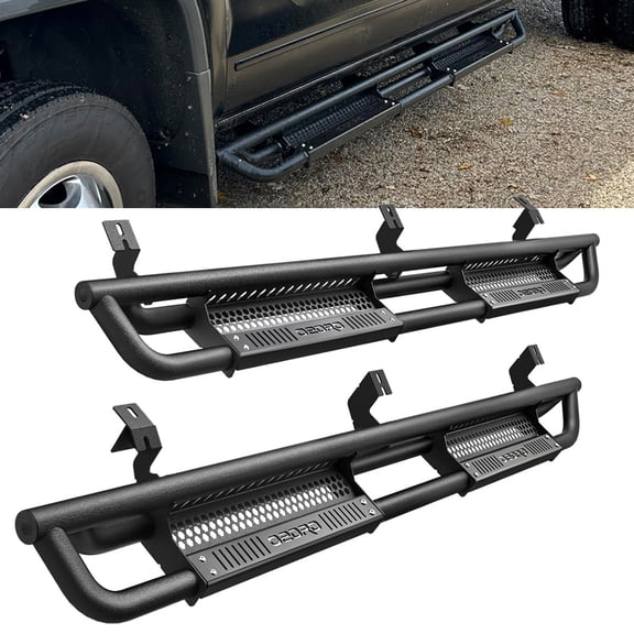 Drop Side Step Running Boards for 2005-2023 Toyota Tacoma Double Cab 6" Nerf Bar