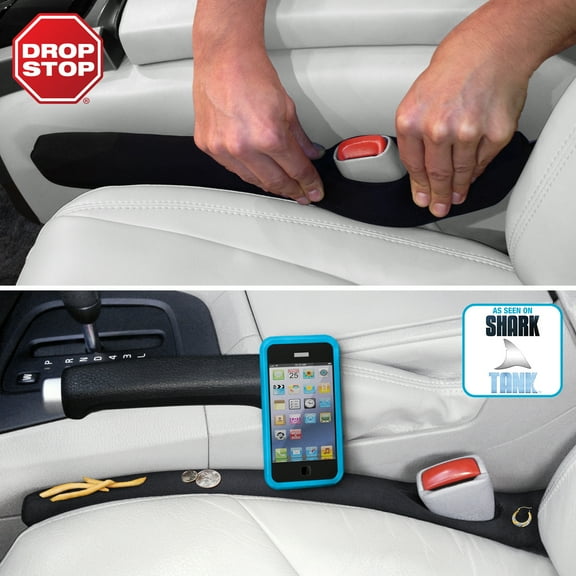 Drop Stop – The Original Patented Vehicle Seat Gap Filler (Shark Tank) – Set of 2