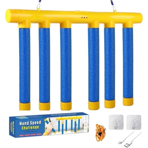 Outdoor Toys for Kids Ages 4-8, Drop The Stick Game, Hand Challenge Game, Hand-Eye Coordination Reaction Training Toy, Indoor Sport Toys Gift