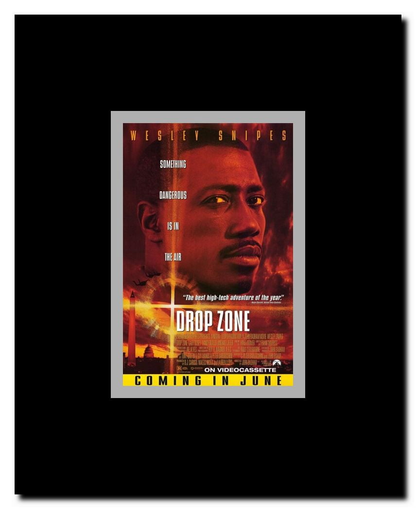 Drop Zone Framed Movie Poster