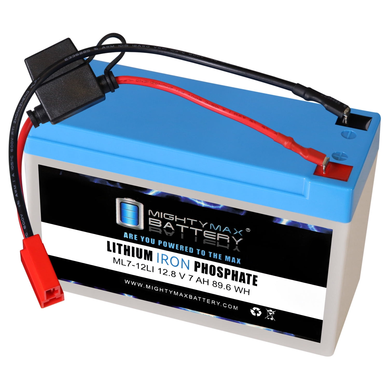 Drop in Replacement for 12v ride on car 7ah lithium battery kit and harness