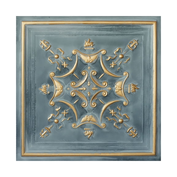 Drop in ceiling tile interior decorative panel for living room PL07 Smoked gold 10Pcs/pack
