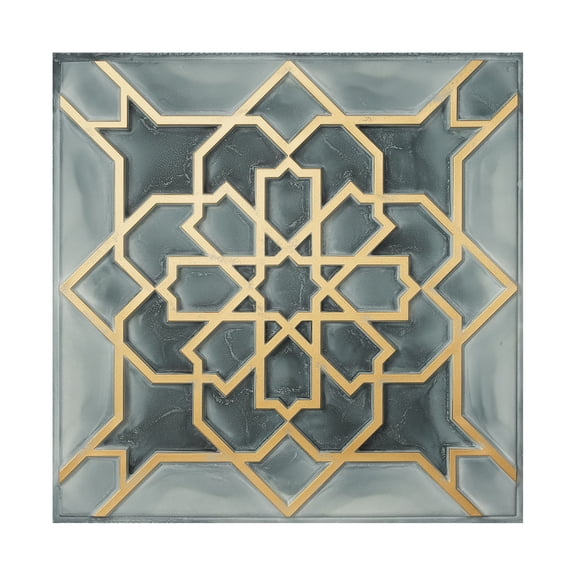 Drop in ceiling tile interior decorative panel for massage room PL85 Smoked gold 10Pcs/pack