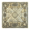 thumbnail image 1 of Drop in ceiling tiles 3D embossed wall panels for Apartment PL22 Ancient gold 10Pcs/pack, 1 of 9