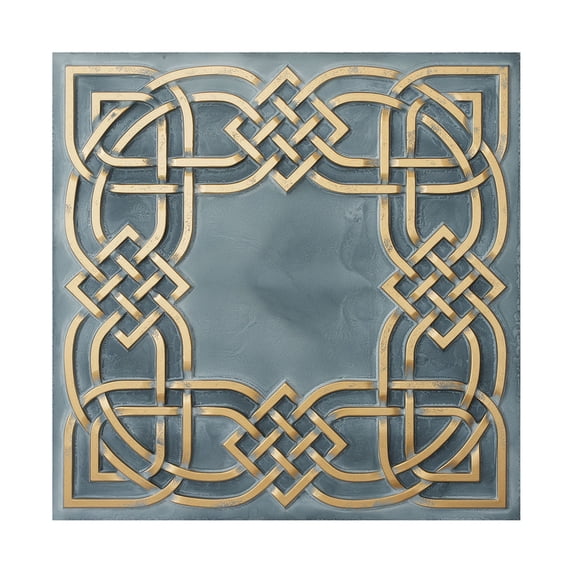 Drop in ceiling tiles Decorative pvc panels for Office Building PL61 Smoked gold 10Pcs/pack