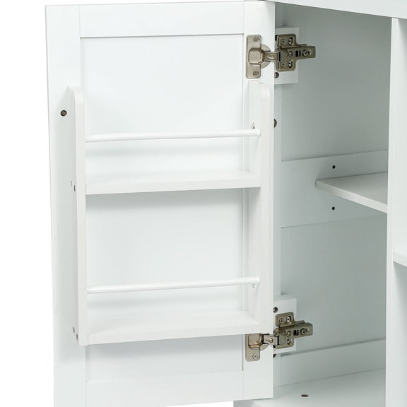 Drop - leaf for space optimization, cabinet with internal racks / Maximize space in small areas