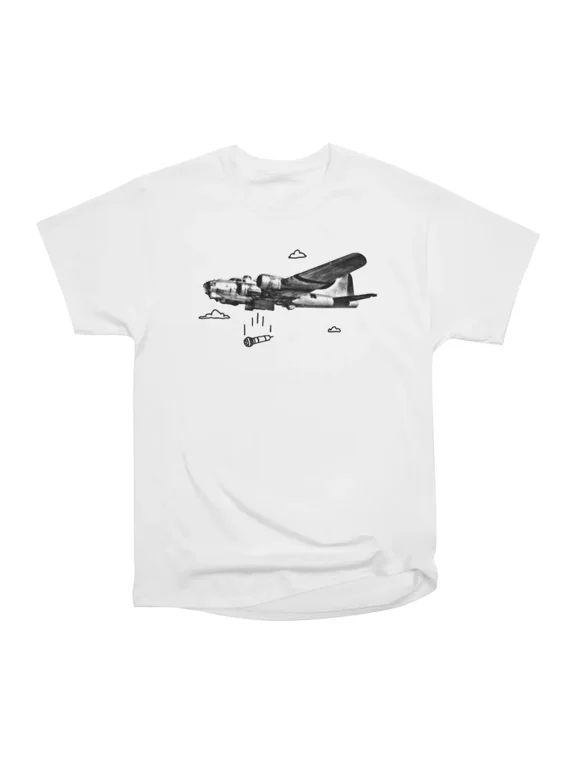Drop mics not bombs T-Shirt Tee Gift For Him Merch For Her Apparel For Friend
