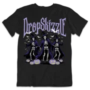 DropSkizzle Halloween Graphic Graphic Tee - Shirt to Match Blueberry
