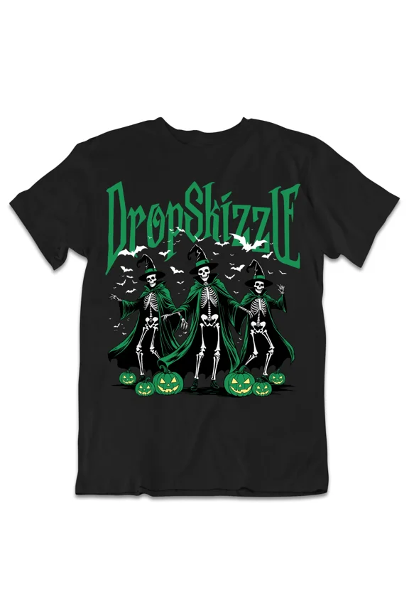 DropSkizzle Halloween Graphic Graphic Tee - Shirt to Match Lucky Green 3s