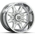 thumbnail image 1 of DropStars 655C Chrome Wheel Rim, 22" x 12" 5 x 5.5" -44mm, 1 of 5