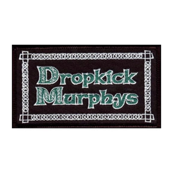 Dropkick Murphys Men's Embroidered Patch Black
