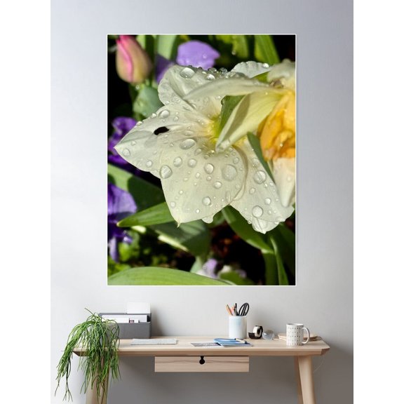 Droplets Poster Wall Art, Modern Wall Decor For Living Room Bedroom, 8x12 UNFRAMED