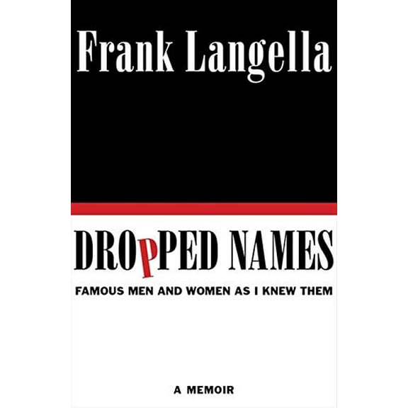 Pre-Owned Dropped Names: Famous Men and Women as I Knew Them (Hardcover) 0062094475 9780062094476