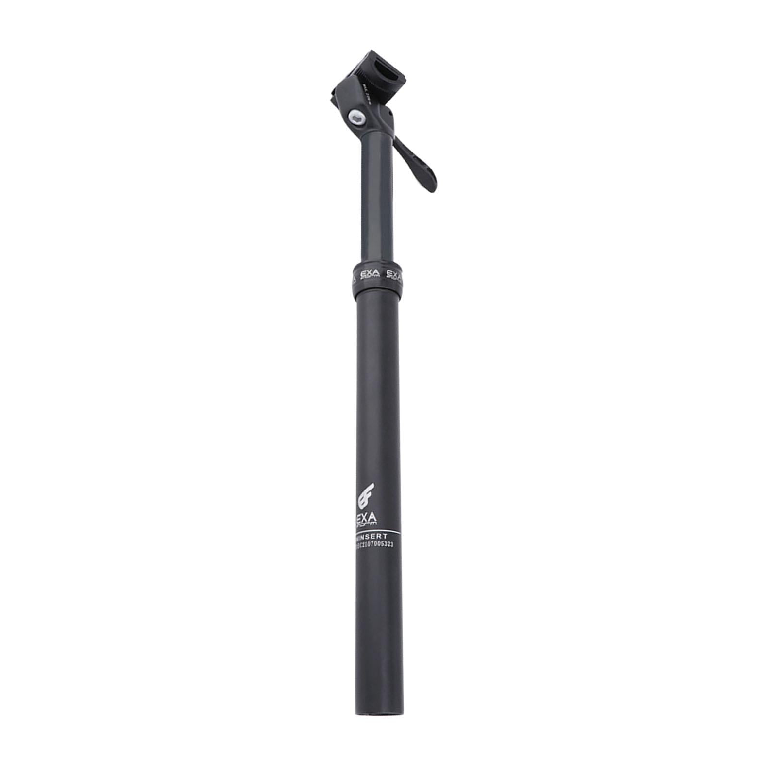 Dropper Seat Post, Bike Seatpost Saddle Angle Adjustable Seatpost for Road Bike BMX , Black