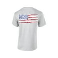 thumbnail image 1 of Droppin Drake Southern Apparel American Duck Flag Mens Short Sleeve T-shirt Graphic Tee-Ash-5xl, 1 of 4